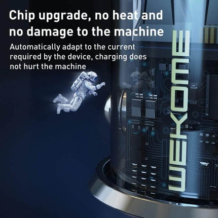 Car Charger Mini In-Car Charging On The Go Daily Use showing compact aluminum dual-port design and chip upgrade for no heat