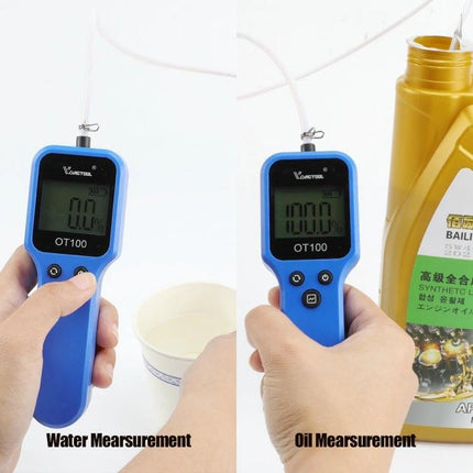 Essential Brake Fluid Quality Checker for Vehicle Safety handheld probe showing brake fluid reading without extracting fluid