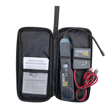 EM415 Detector for Car Electrical Troubleshooting at Home in zip case with probe and leads for tracing wires and detecting shorts