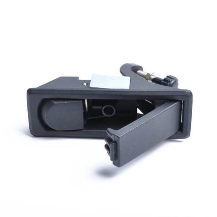 Black Zinc Alloy Adjustable Lever Compression Latch For RVs black zinc alloy adjustable lever with push-button actuation and sand-blasted finish