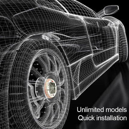 Solar LED Car Tire Decoration Lights For Night Driving 4 Pack | Syndmart