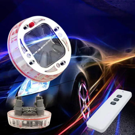 Solar LED Car Tire Decoration Lights For Night Driving 4 Pack | Syndmart