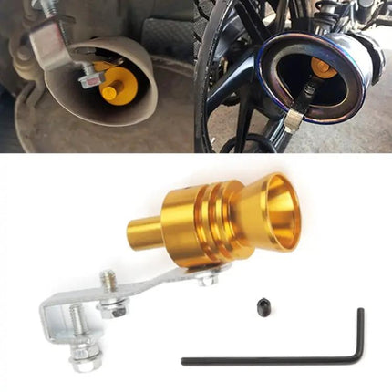 Universal Aluminum Turbo Sound Exhaust Whistle For Cars And Motorcycles | Syndmart