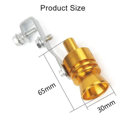 Universal Aluminum Turbo Sound Exhaust Whistle For Cars And Motorcycles | Syndmart