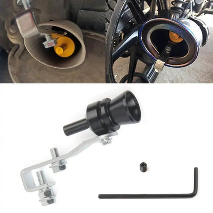 Turbo Sound Exhaust Whistle For Car Or Motorcycle, Decorative Aluminum, Size M