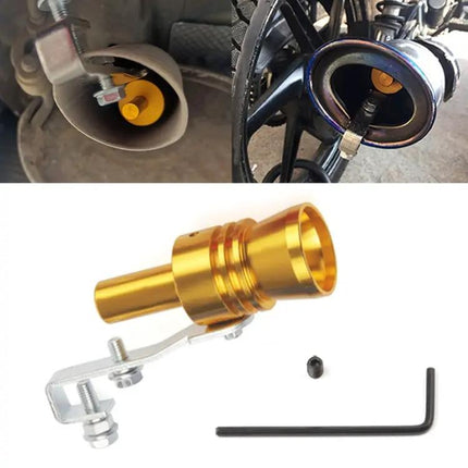 Universal Aluminum Turbo Sound Exhaust Whistle Size XL | Syndmart