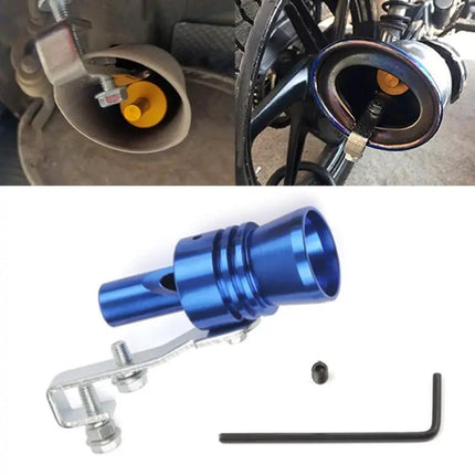 Universal Aluminum Turbo Sound Exhaust Whistle Size XL | Syndmart