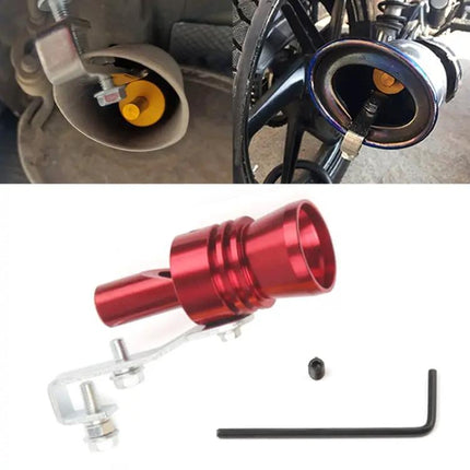 Universal Aluminum Turbo Sound Exhaust Whistle Size XL | Syndmart