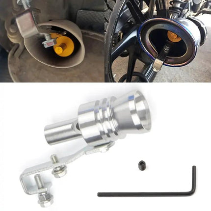 Universal Aluminum Turbo Sound Exhaust Whistle Size XL | Syndmart