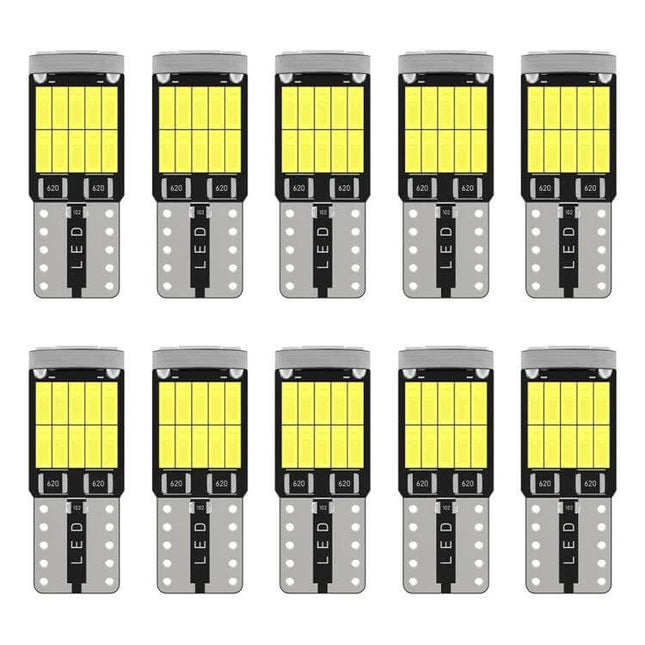 Car Interior LED Reading Light Kit For Cabin Lighting - 10-Pack, compact 12V LED map dome lights 800 lumens IP67 aluminum housing