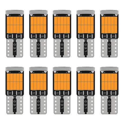 Car Interior LED Reading Light Kit For Cabin Lighting - 10-Pack, 12V aluminum LED bulbs, 800 lumens, IP67 compact map light replacement
