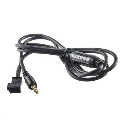 BMW AUX Audio Adapter Cable for Car Stereo Plug and Play – black 3.5mm to BMW CD changer wire harness for easy plug-and-play installation
