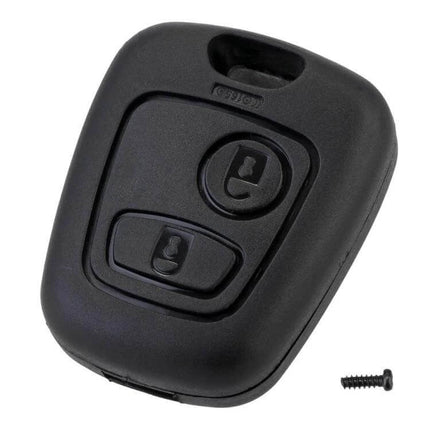 Durable Protective Case for Peugeot Citroen Car Remote Keys - black ABS key cover protecting buttons and preventing scratches