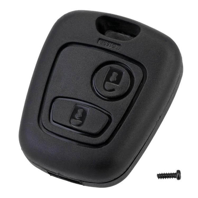 Durable Protective Case for Peugeot Citroen Car Remote Keys - black ABS key cover protecting buttons and preventing scratches