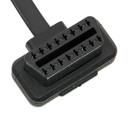 Handy Extension Cable for Everyday Car Maintenance Checks – close-up of black OBD extension connector for easy diagnostic access