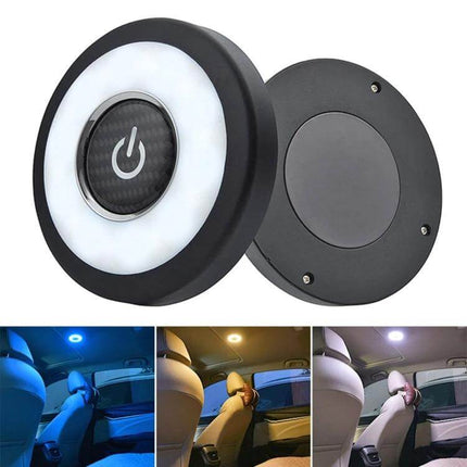 Car Round Dome Reading Light For Interior Nighttime Reading - compact LED dome lamp for focused glare-free vehicle reading