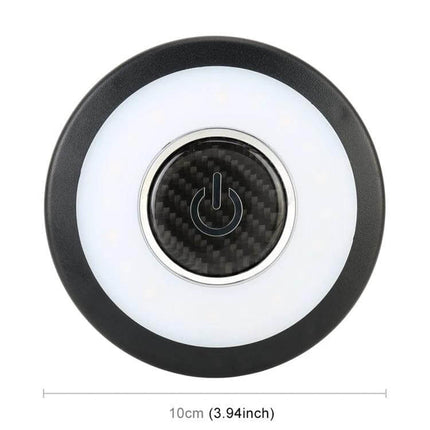 Car Round Dome Reading Light For Interior Nighttime Reading compact 10cm LED puck light with touch power button for easy vehicle installation