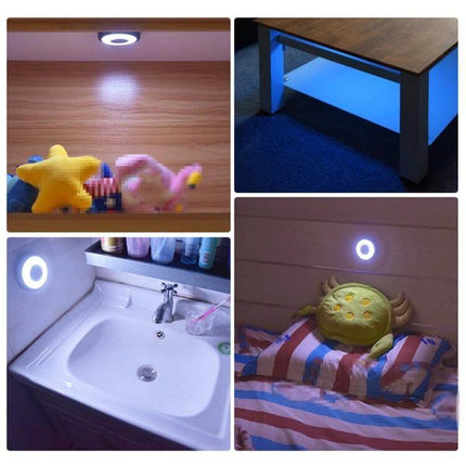 Car Round Dome Reading Light For Interior Nighttime Reading - compact, low-heat dome light installed over bed, sink and shelf for focused reading illumination