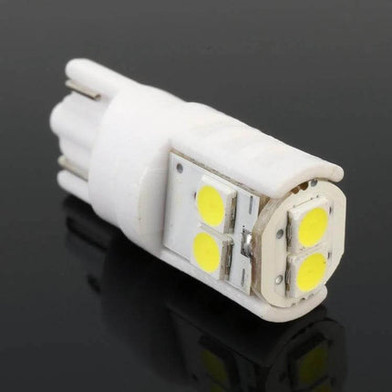 2-Pack LED Car Clearance Light Cool White Easy Install slim T10 bulb for trailers trucks RVs, cool white high-visibility, easy install