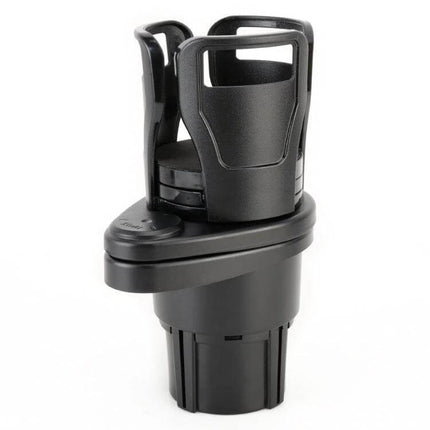 Practical Universal Black Car Cup Holder for Everyday Driving - easy-install spill-resistant cup holder for coffee and water bottles