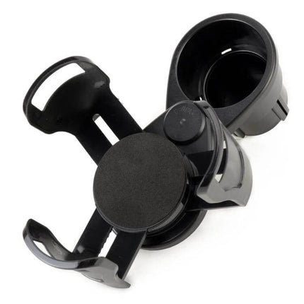 Practical Universal Black Car Cup Holder for Everyday Driving - easy install universal cup holder secures coffee or water bottles to prevent spills
