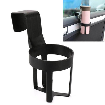 Versatile Universal Car Cup Holder for Secure Drink Storage – durable ABS over-door cup holder for bottles, cans and coffee mugs, spill-resistant