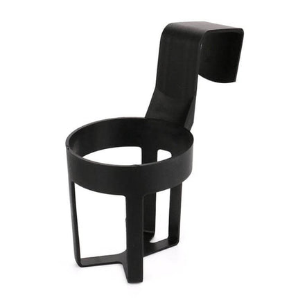 Versatile Universal Car Cup Holder for Secure Drink Storage - black ABS clip-on cup holder for bottles, cans, and mugs in vehicle