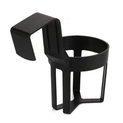 Versatile Universal Car Cup Holder for Secure Drink Storage - black ABS clip-on cup holder for bottles, cans, and coffee mugs, anti-spill design