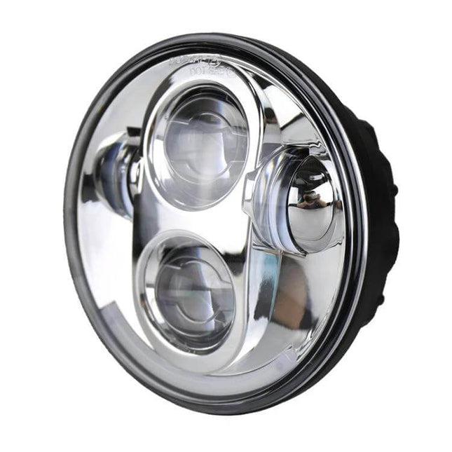 5.75 Inch Harley LED Headlight For Motorcycle Use Daily - 5.75-inch CREE LED, 40W diecast aluminum housing, high/low beam for commuting