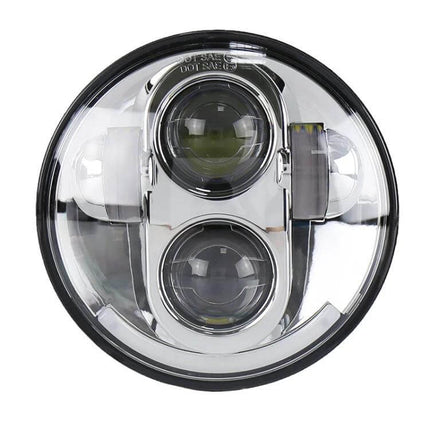 5.75 Inch Harley LED Headlight For Motorcycle Use Daily - 5.75" CREE LED 40W 12V durable diecast housing, high beam 3600 lm low beam 1800 lm