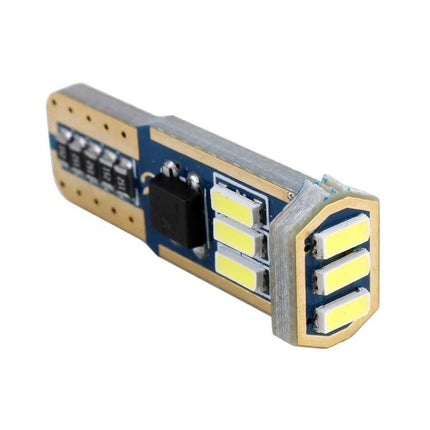 T10 Car Clearance Light With Decoder For Everyday Use compact 27x10x6 mm LED replacement light for cars trucks SUVs
