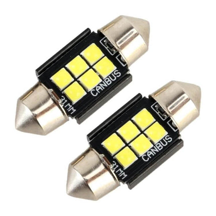 Car Reading Lamp Dome Light 31mm For Vehicle Interior - CANBUS 31mm LED festoon bulbs for glare-free cabin reading, low heat, easy install
