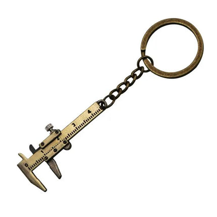 Mini Vernier Caliper Keychain for Portable Measurements
