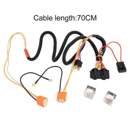Halogen Lamp Brightening Line 70cm Cable Length For Everyday Use - 70cm extension wiring harness with connectors for halogen lamp