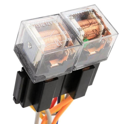 Halogen Lamp Brightening Line 70cm Cable Length For Everyday Use - clear dual relay extension with 70cm wires for lamp stability