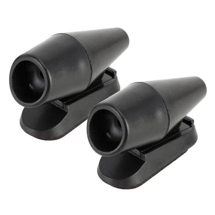 Wind Powered Deer Alert Repeller For Cars, Pair, Black – compact wind‑powered deer whistle pair in black for vehicle mounting