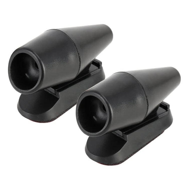 Wind Powered Deer Alert Repeller For Cars, Pair, Black – compact wind‑powered deer whistle pair in black for vehicle mounting