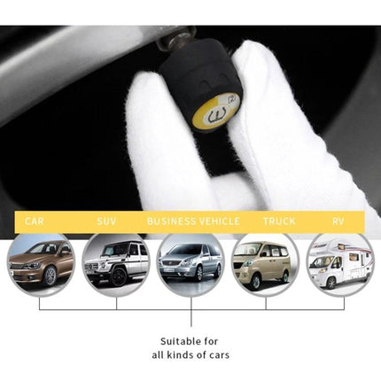 Reliable Tire Pressure Monitoring for Daily Vehicle Safety Checks - Bluetooth sensor on tire valve, phone alerts for safe daily commutes
