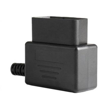 Reliable OBD Connector for Everyday Vehicle Maintenance Checks - black OBD-II plug for routine car diagnostics