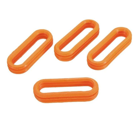 Ignition Connector Repair Kit for Everyday Vehicle Maintenance orange replacement grommets for ignition connectors, set of four