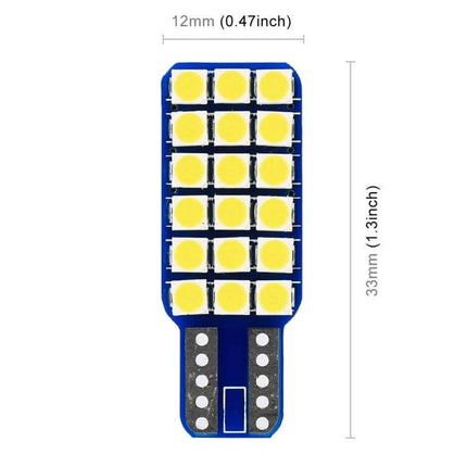 Two Pack Car Interior LED Reading Lamp Bulbs With Decoder compact 33x12x3mm LED dome bulb replacement with decoder for car cabin lighting