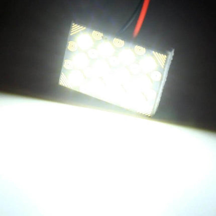 Car Interior Reading Lamp Dome Light White Glow In Car Cabin LED panel glowing during tool-free install, bright neutral white cabin illumination