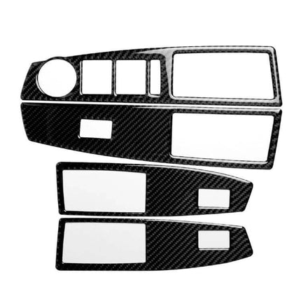 Carbon Fiber Decorative Sticker for Chevrolet Cruze Right Switch - black carbon fiber dashboard trim for right switch panel