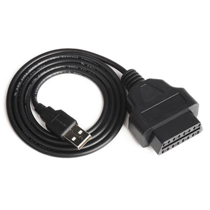 USB Cable for Everyday Car Diagnostics and GPS Connections - durable USB to OBD2 style cable for laptop diagnostics and powering GPS