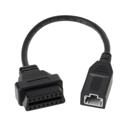 Handy OBD Connector for Honda Owners' Routine Maintenance - black plug-and-play OBD adapter cable for home diagnostics