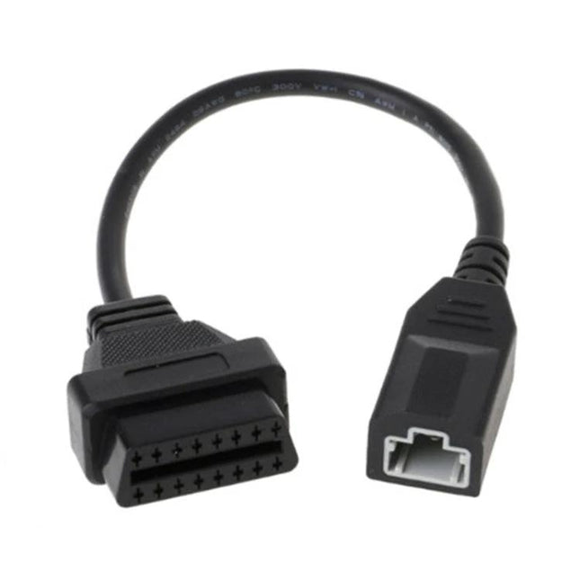 Handy OBD Connector for Honda Owners' Routine Maintenance - black plug-and-play OBD adapter cable for home diagnostics