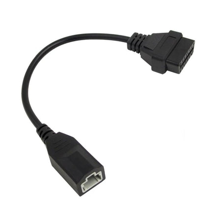 Handy OBD Connector for Honda Owners' Routine Maintenance - black plug-and-play OBD cable for home diagnostics and engine code checks