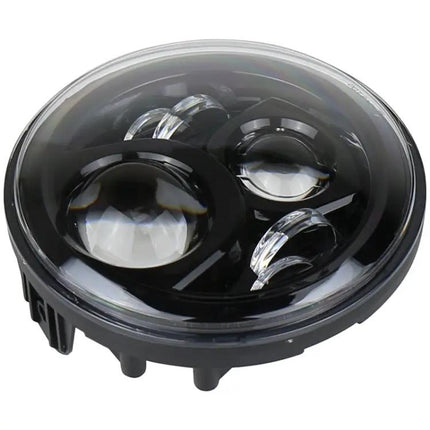7-Inch Round LED Motorcycle Headlight for Honda in Silver
