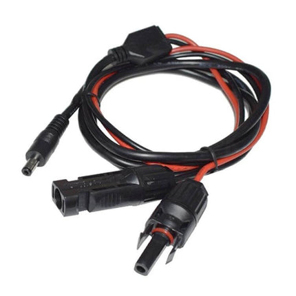 MC4 to DC 5.5mm Solar Power Extension Cable 1.5m For Solar Panels - 1.5m solar cable with MC4 connectors to DC 5.5mm plug, 36V 13A