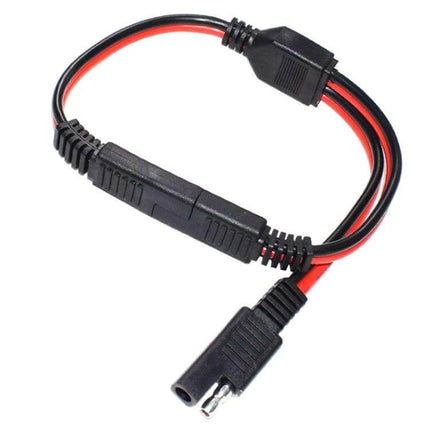 SAE One To Two Connection Cable Car Power Cord 0.3m - 36V 20A red black SAE splitter cable for motorcycle and small EV DC power distribution